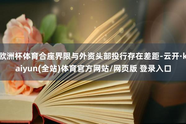 欧洲杯体育合座界限与外资头部投行存在差距-云开·kaiyun(全站)体育官方网站/网页版 登录入口